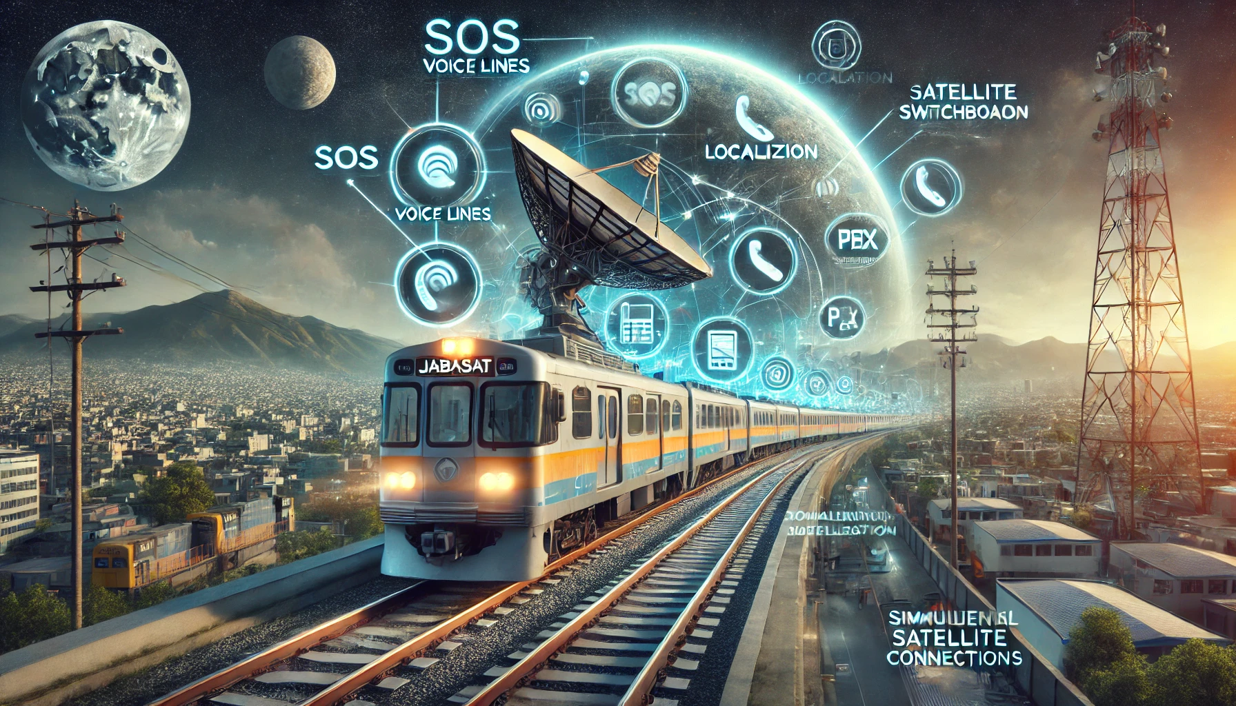 JabaSat Telefonía Satelital para Trenes