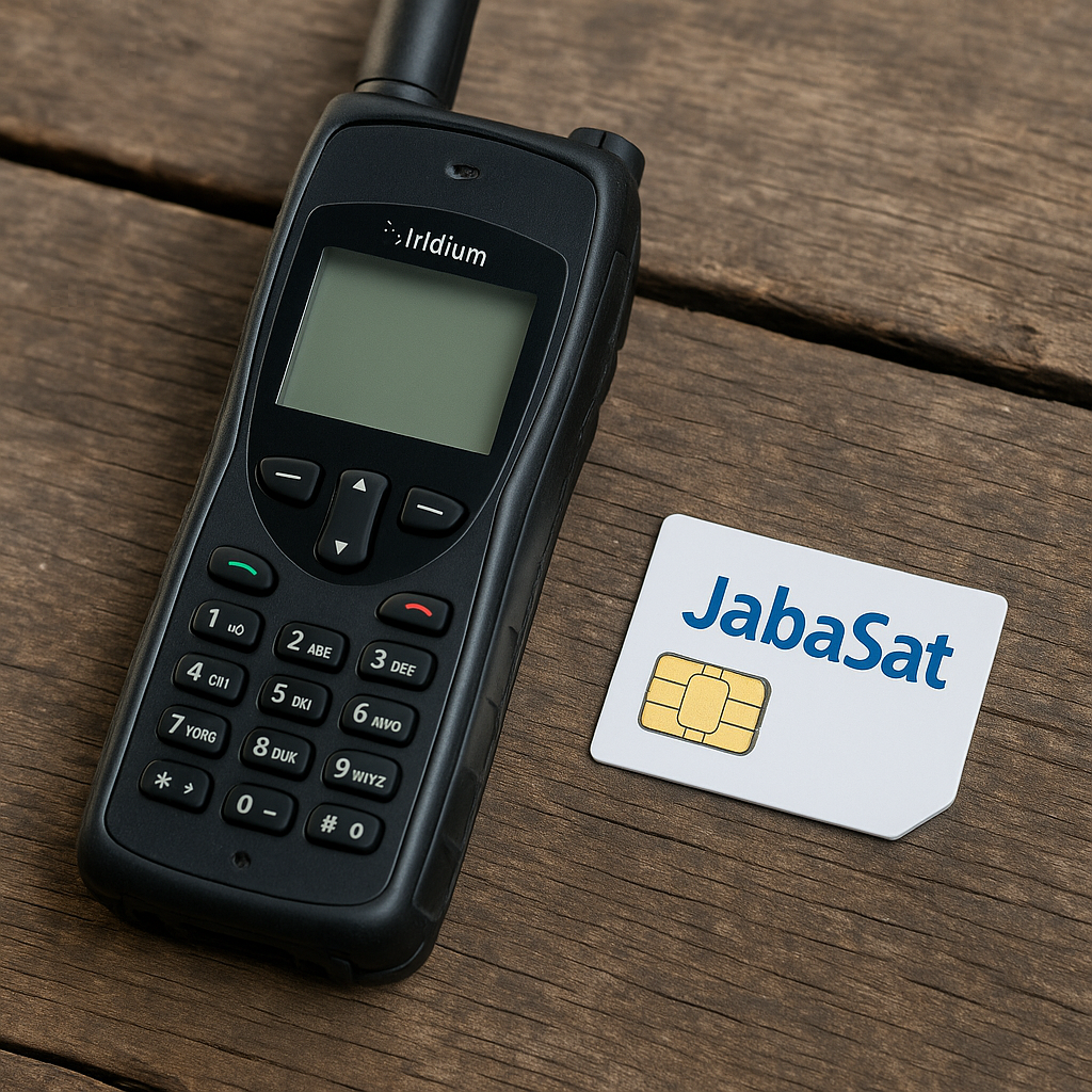 JabaSat Tiempo Aire Prepago para Teléfonos Satelitales Iridium